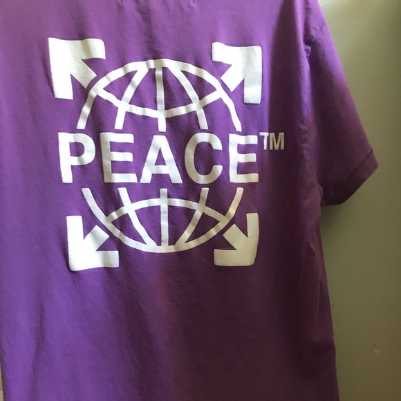 Off white purple shirt Clearance